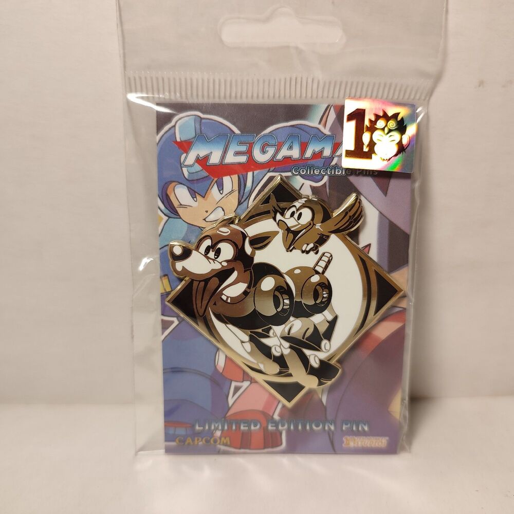 Mega Man Rush Limited Edition Enamel Pin Official Capcom Collectible Badge